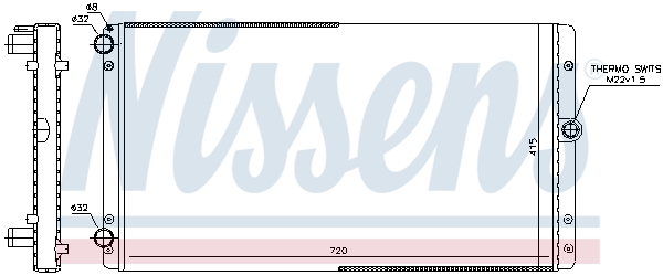 NISSENS 65301 радиатор,...