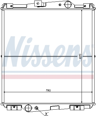 NISSENS 65464 Radiatore,...