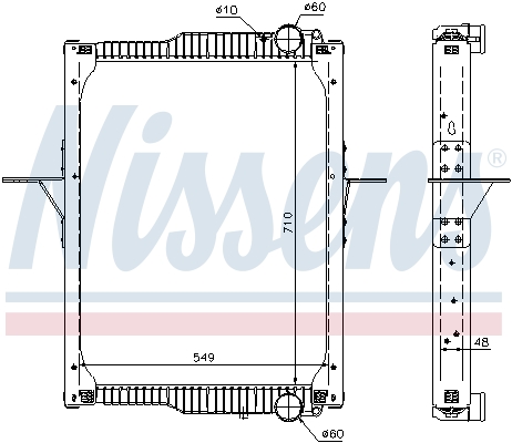 NISSENS 65475 радиатор,...