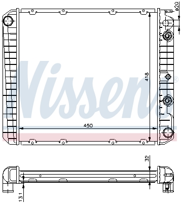 NISSENS 65544A Radiatore,...