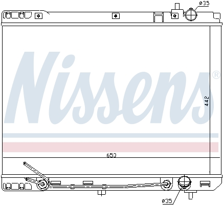 NISSENS 66671 Radiatore,...