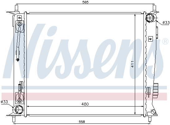 NISSENS 66730 радиатор,...