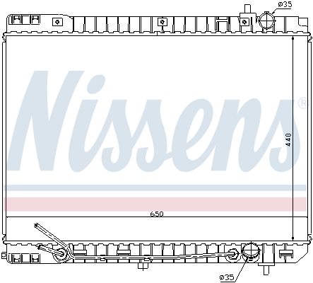 NISSENS 66759 Radiatore,...