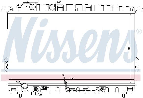 NISSENS 67027 Radiatore,...