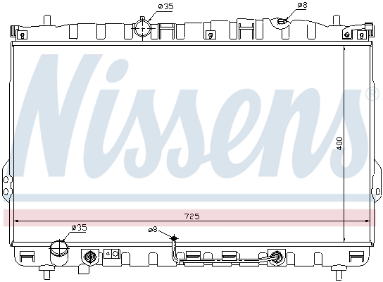 NISSENS 67033 Radiatore,...