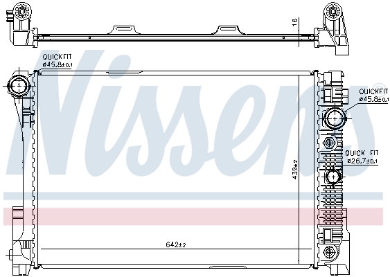 NISSENS 67161 радиатор,...