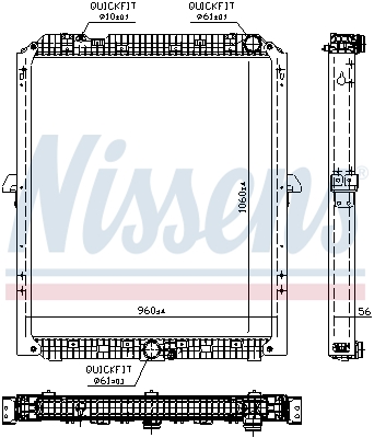 NISSENS 67176 радиатор,...