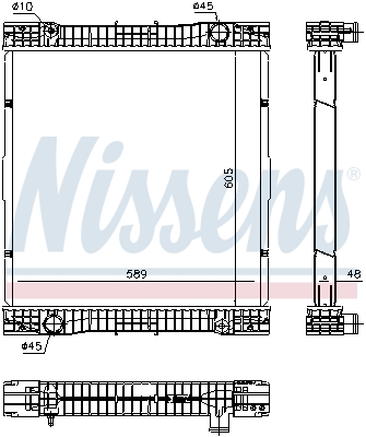 NISSENS 67184 радиатор,...