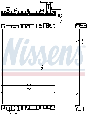 NISSENS 67193 радиатор,...