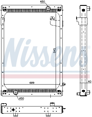 NISSENS 67195 Radiatore,...