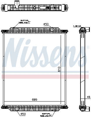 NISSENS 67197 Radiatore,...
