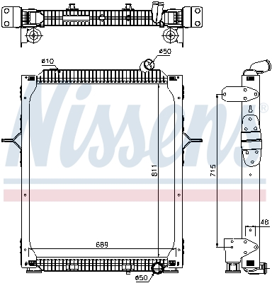 NISSENS 67206 радиатор,...