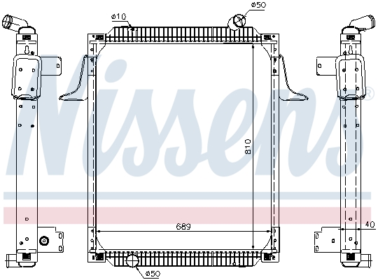 NISSENS 67245 радиатор,...