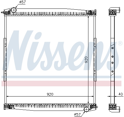 NISSENS 67282 радиатор,...