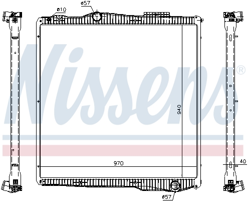 NISSENS 67291 радиатор,...