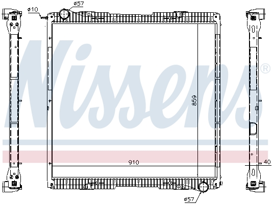 NISSENS 67292 радиатор,...