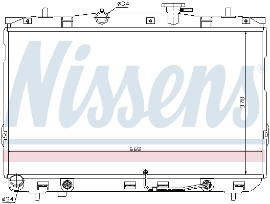 NISSENS 67489 радиатор,...