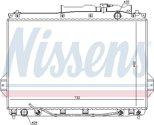 NISSENS 675009 Radiatore,...