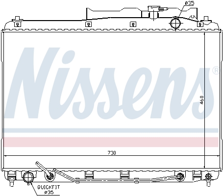 NISSENS 67528 радиатор,...