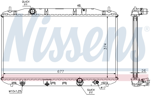 NISSENS 68135A ** FIRST FIT...