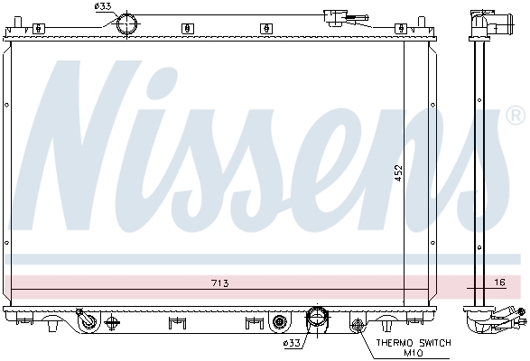 NISSENS 681382 Radiatore,...