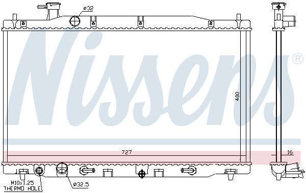 NISSENS 68139 радиатор,...