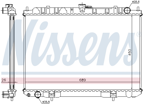 NISSENS 68703A ** FIRST FIT...