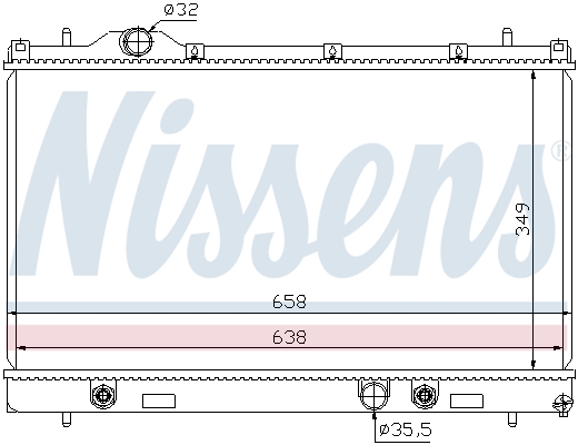 NISSENS 69209 Radiatore,...