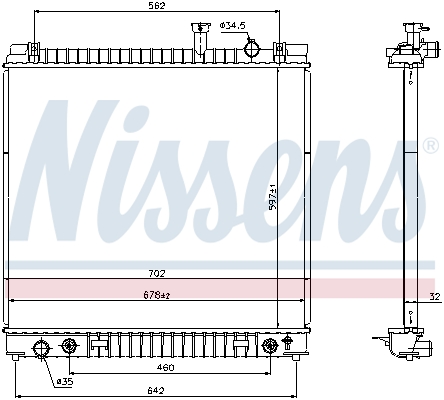 NISSENS 69484 радиатор,...