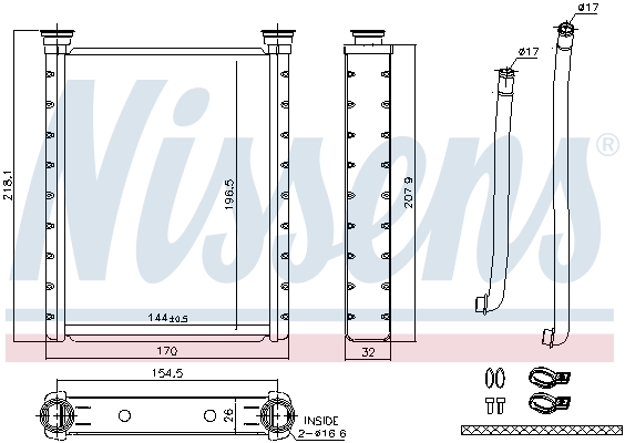 NISSENS 707172 ** FIRST FIT...