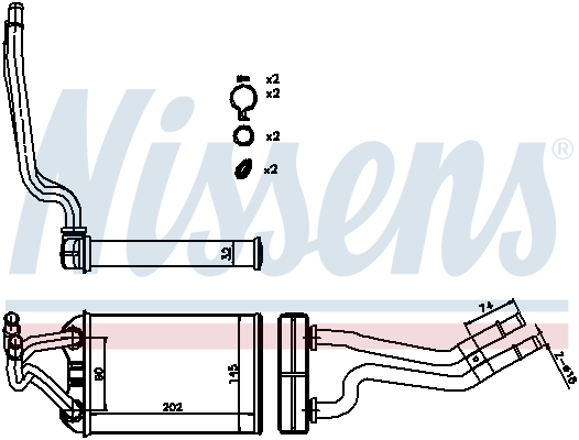 NISSENS 70980 ** FIRST FIT...