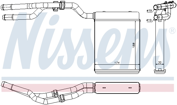 NISSENS 71774 ** FIRST FIT...
