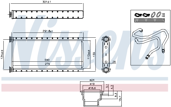 NISSENS 73002 ** FIRST FIT...