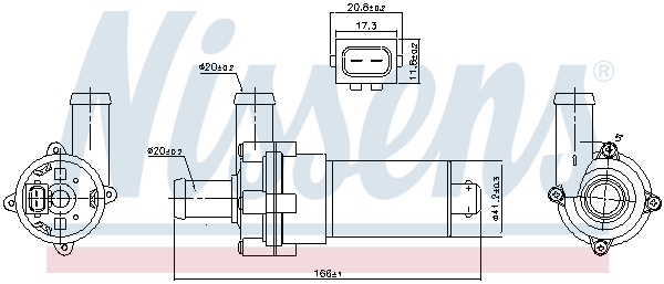 NISSENS 831052 Pompa...