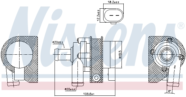 NISSENS 831063 ** FIRST FIT...