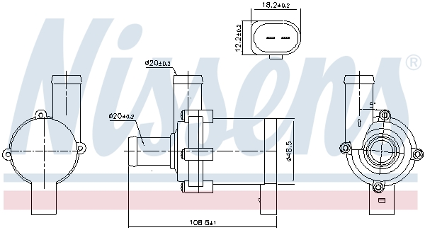NISSENS 831068 ** FIRST FIT...