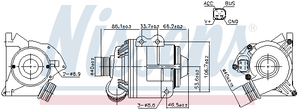 NISSENS 831075 Pompa...