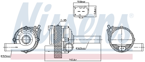 NISSENS 831077 ** FIRST FIT...