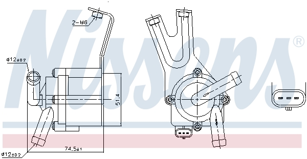 NISSENS 831084 ** FIRST FIT...