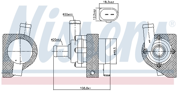 NISSENS 832109 ** FIRST FIT...