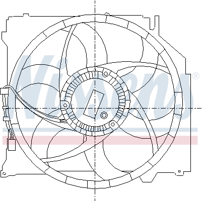 NISSENS 85066 Fan, engine...