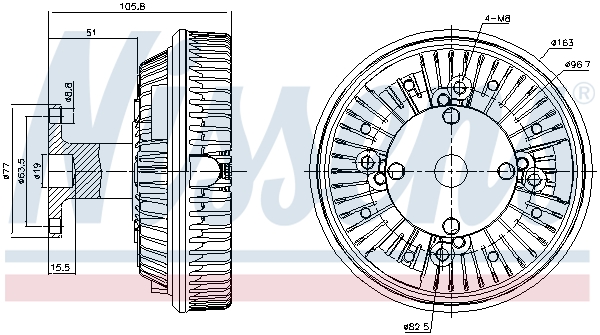 NISSENS 86047 съединител,...