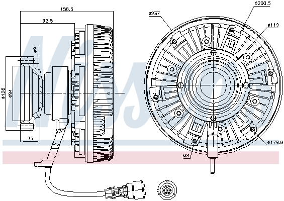NISSENS 86062 Giunto di...