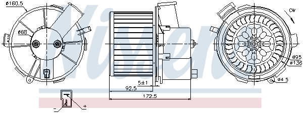 NISSENS 87092 Ventilatore...