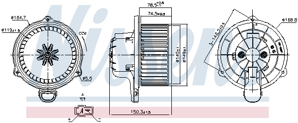 NISSENS 87510 Interior...