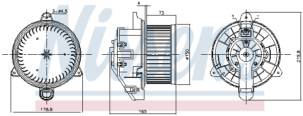 NISSENS 87536 Ventilatore...