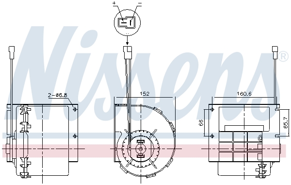 NISSENS 87613 Ventilatore...