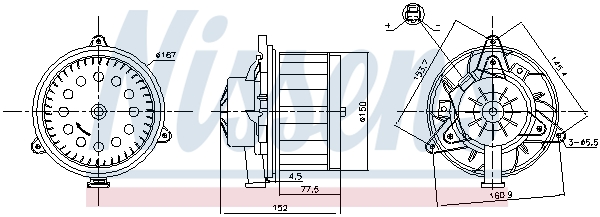 NISSENS 87618 Ventilatore...