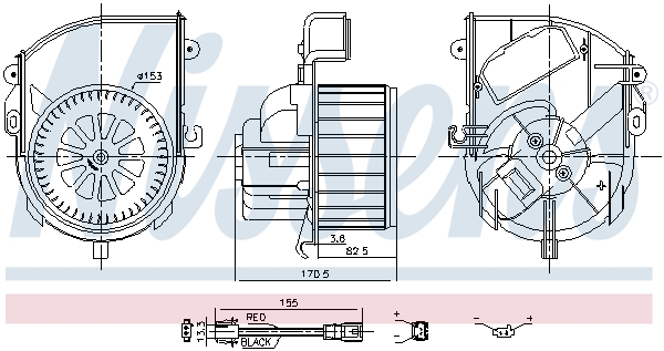 NISSENS 87651 Βεντιλατέρ...