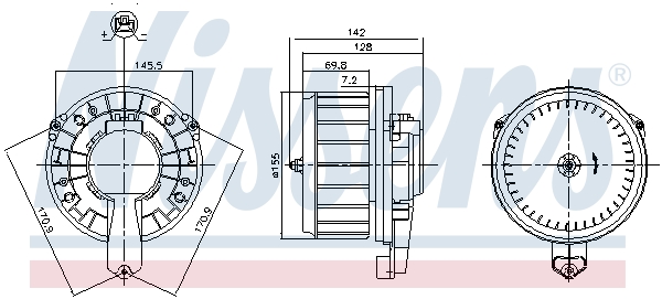 NISSENS 87670 Interior...